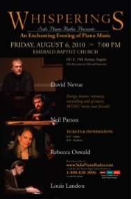 Whisperings concert August 6, 2010
