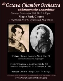 Octava Chamber Orchestra premieres Sleep, Child